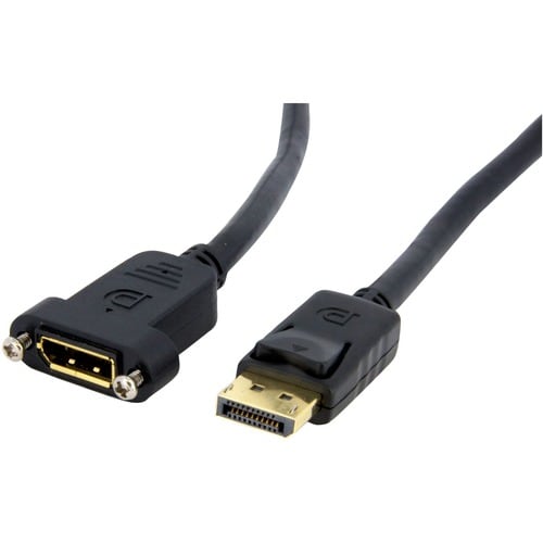 StarTech.com 3ft (1m) Panel Mount DisplayPort Cable