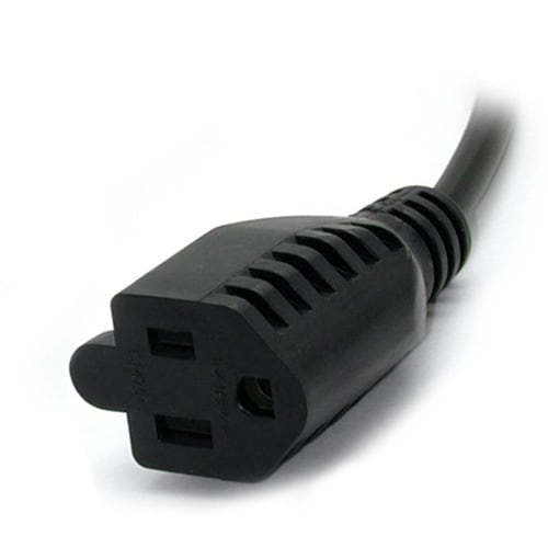 StarTech.com 1ft (0.3m) Power Extension Cord