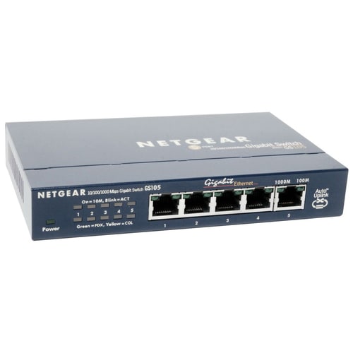 COMMUTATEUR GIGABIT CUIVRE 5 PORTS GS105