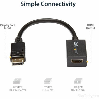 StarTech.com DisplayPort to HDMI Adapter