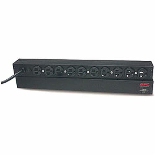 PDU básica para rack APC de Schneider Electric de 1,8 kVA - 10 unidades NEMA 5-15R
