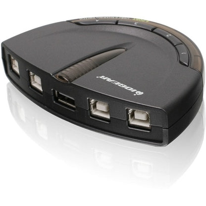 CONMUTADOR DE IMPRESORA AUTOMÁTICO USB 2.0 DE 4 PUERTOS