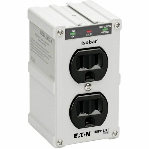 Parasurtenseur/protecteur à 2 prises Tripp Lite by Eaton Isobar ISOBLOK2-0
