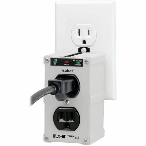 Parasurtenseur/protecteur à 2 prises Tripp Lite by Eaton Isobar ISOBLOK2-0