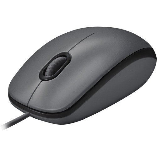Logitech M100 Wired USB Mouse, 3-Buttons,1000 DPI Optical Tracking,