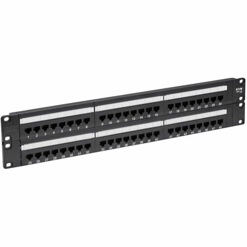 Tripp Lite 48-Port Cat6 Cat5 Patch Panel Rackmount 110 Punch Down RJ45 Ethernet