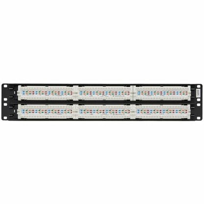 Tripp Lite 48-Port Cat6 Cat5 Patch Panel Rackmount 110 Punch Down RJ45 Ethernet