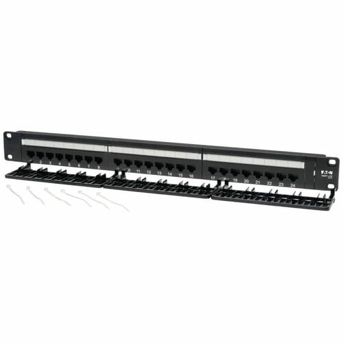 Tripp Lite 24-Port Cat6 Cat5 Patch Panel Rackmount 110 Punch Down RJ45 Ethernet
