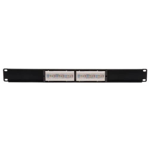 Tripp Lite 12-Port Cat6 Cat5 Patch Panel 568B 110 Punch Down Rackmount RJ45 1URM