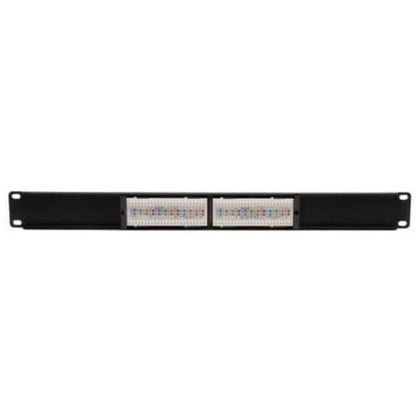 Tripp Lite 12-Port Cat6 Cat5 Patch Panel 568B 110 Punch Down Rackmount RJ45 1URM