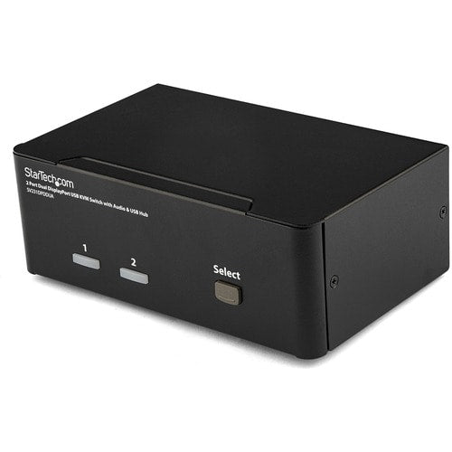 2PORT DUAL DISPLAYPORT USB KVM SWITCH W/ AUDIO AND USB 2.0 HUB