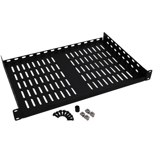 CANTILEVER FIXED 1U RM SHELF 40LB CAPACITY F/ RACK ENCL CABINET