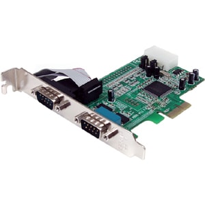 StarTech.com 2 Port PCIe Serial Adapter Card with 16550 - Add 2 RS