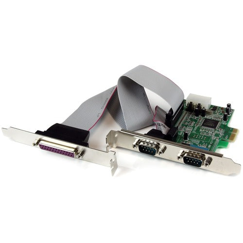 StarTech.com 2S1P PCIe Parallel Serial Combo Card - Add 1 parallel port and 2 RS