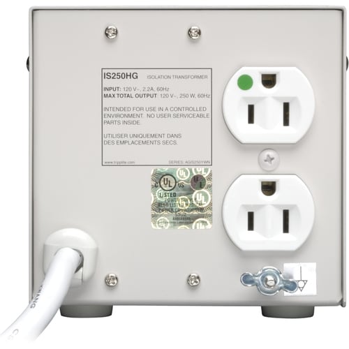 Tripp Lite - Transformateur d'isolement Isolator IS250HG - 250 W - 120 V CA - 120 V CA