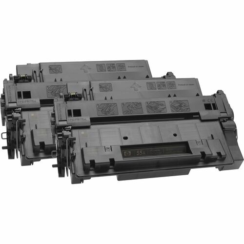 2PK 55X BLACK TONER CARTRIDGE FOR LASERJET P3015