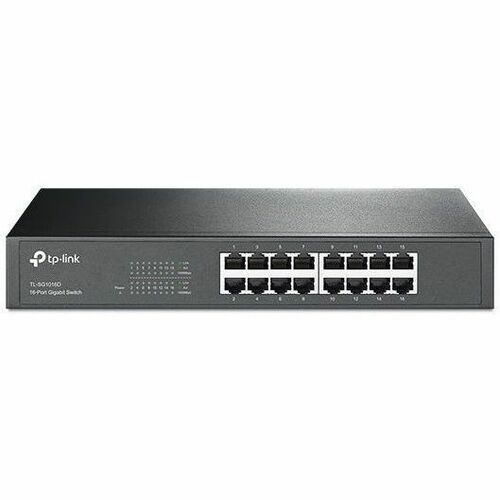 TL-SG1016D COMMUTATEUR 16 PORTS RJ45 DT/RM 10/100/1000M BOÎTIER MÉTALLIQUE