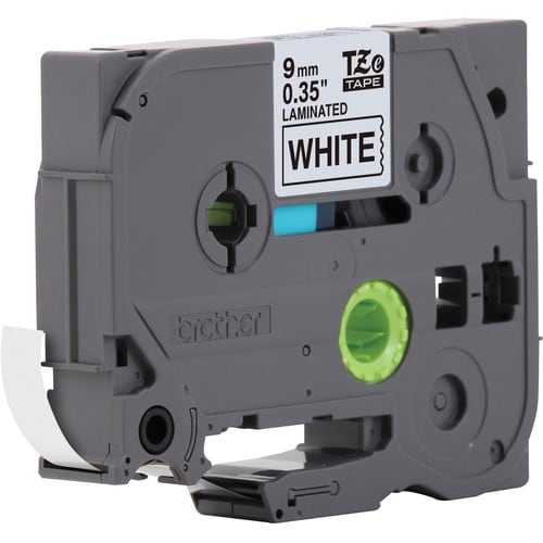 9MM BLACK ON WHITE TAPE FOR .P-TOUCH