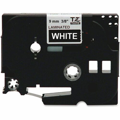 9MM WHITE ON BLACK TAPE FOR .P-TOUCH