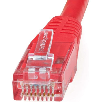StarTech.com 25ft CAT6 Ethernet Cable - Red Molded Gigabit - 100W PoE UTP 650MHz