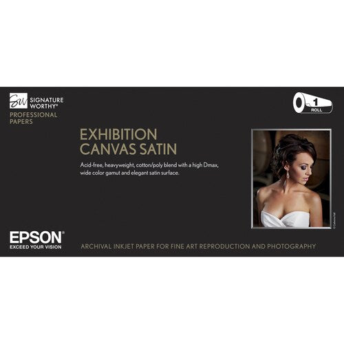 EXHIBITION CANVAS SATIN 60 X 40 ROLL