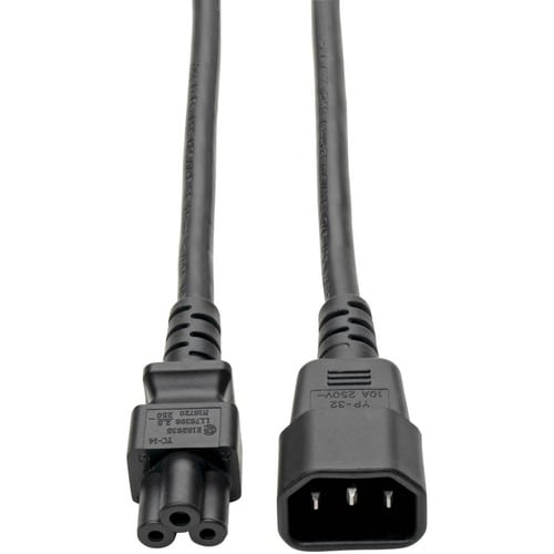 Tripp Lite 6ft Laptop Power Cord Adapter Cable C14 to C5 2.5A 18AWG 6'