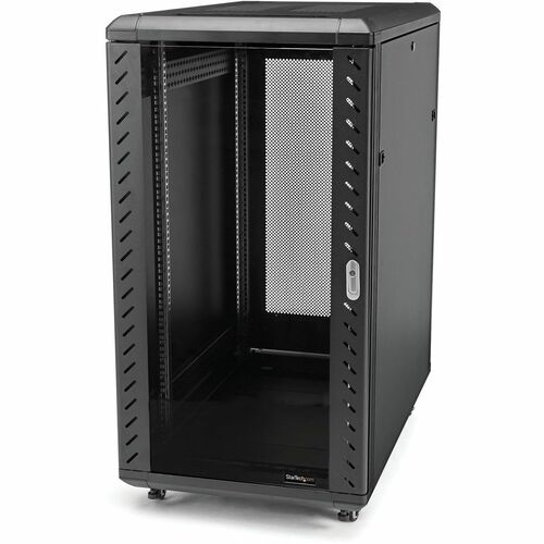 StarTech.com Armoire rack serveur 25U à 4 montants, armoire rack de données 19 pouces pour