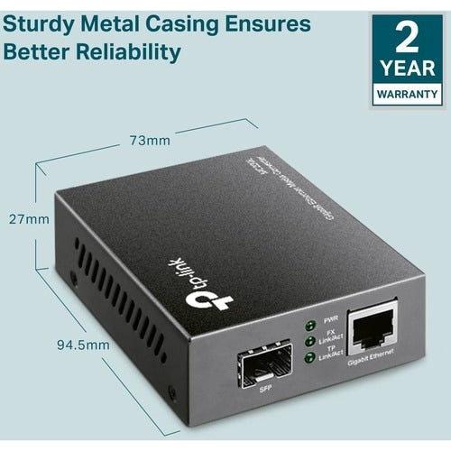 Tp Link TP-Link MC220L Gigabit Ethernet Media Converter