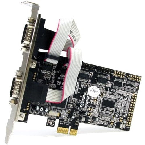 StarTech.com 4 Port PCIe Serial Adapter Card with 16550 - Add 4 RS