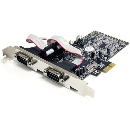 StarTech.com 4 Port PCIe Serial Adapter Card with 16550 - Add 4 RS