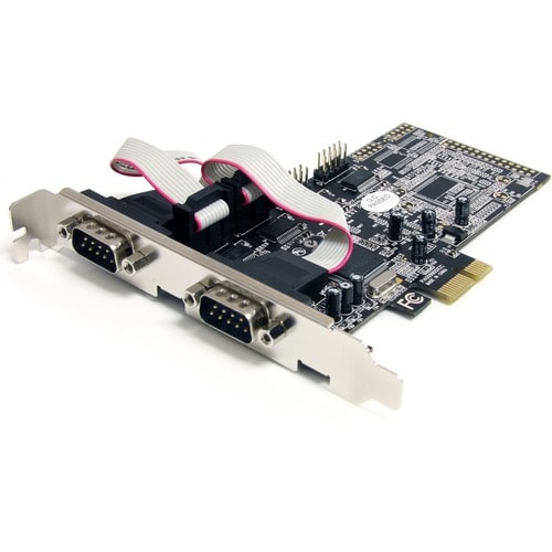 StarTech.com 4 Port PCIe Serial Adapter Card with 16550 - Add 4 RS