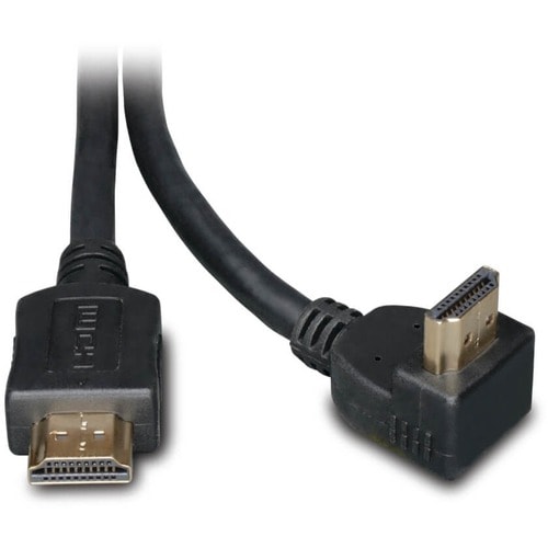 Cable HDMI de alta velocidad de 1.8 m (6 pies) de Tripp Lite, video digital con conector de audio en ángulo recto 4K x 2