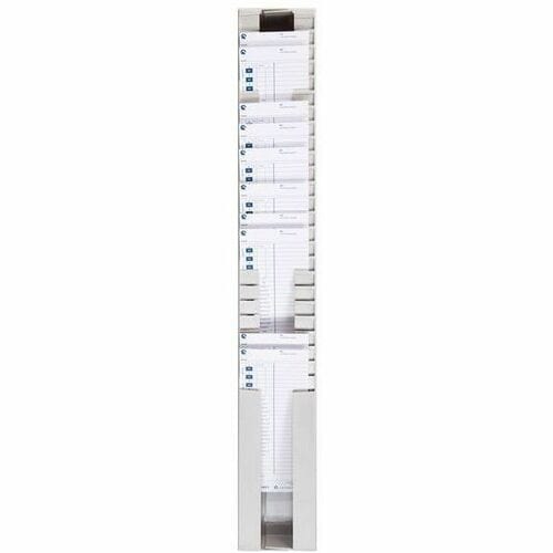 Pyramid Time Systems 400-3 Adjustable Time Card Rack, 25 Pocket - 25 x Card - 25