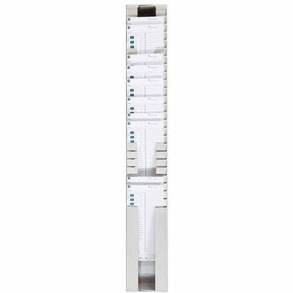 Pyramid Time Systems 400-3 Adjustable Time Card Rack, 25 Pocket - 25 x Card - 25