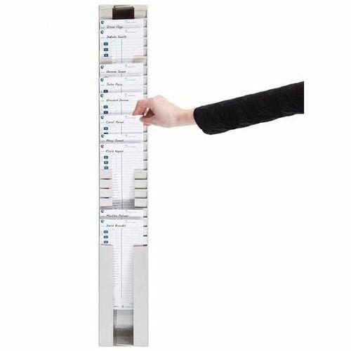 Pyramid Time Systems 400-3 Adjustable Time Card Rack, 25 Pocket - 25 x Card - 25