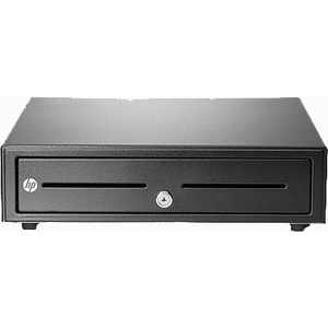 HP Cash Drawer - 2 Media Slot - 3 Lock Position - Printer Driven - Black - 4.30\