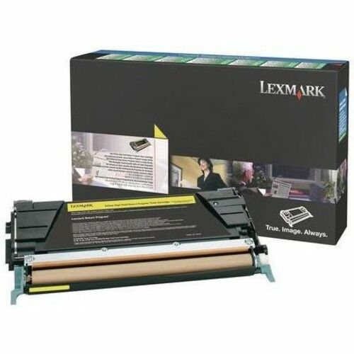 Lexmark 24B5806 Original Laser Toner Cartridge - Yellow Pack