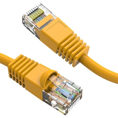 Axiom Memory Axiom 2FT CAT6 UTP 550mhz Patch Cable Snagless Molded Boot (Yellow)