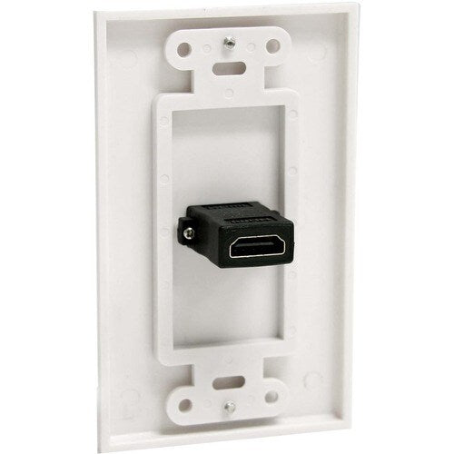 StarTech.com Single Outlet Female HDMI® Wall Plate White