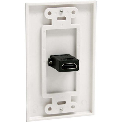 StarTech.com Single Outlet Female HDMI® Wall Plate White