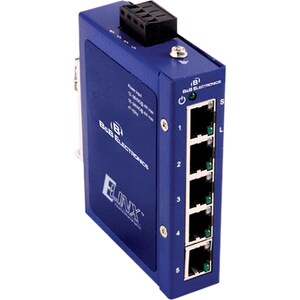 5FE SLIM-TYPE UNMANAGED INDTRL ENET SWITCH W/LOW VAC PWR INPUT