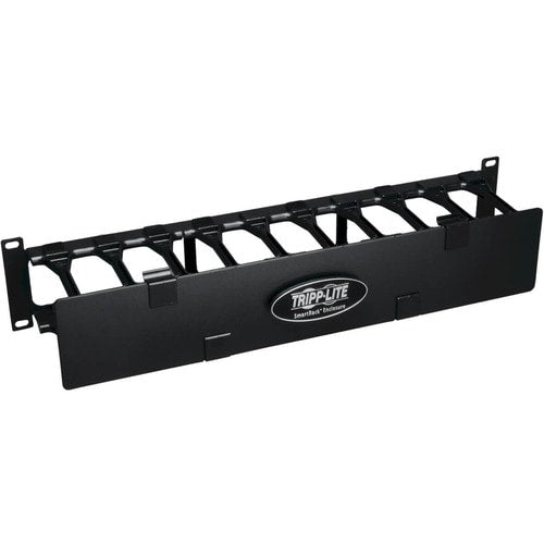 GESTIÓN DE CABLES HORIZONTAL PARA RACK DE ACERO CON CONDUCTO DE DEDOS 2URM