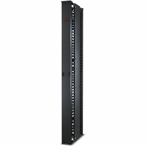 Gestionnaire de câbles APC by Schneider Electric - Noir - Hauteur rack 1U - 1 paquet
