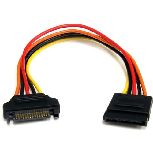 Cable de extensión de alimentación SATA de 8 pulgadas y 15 pines de Startech Star Tech.com - Extensión