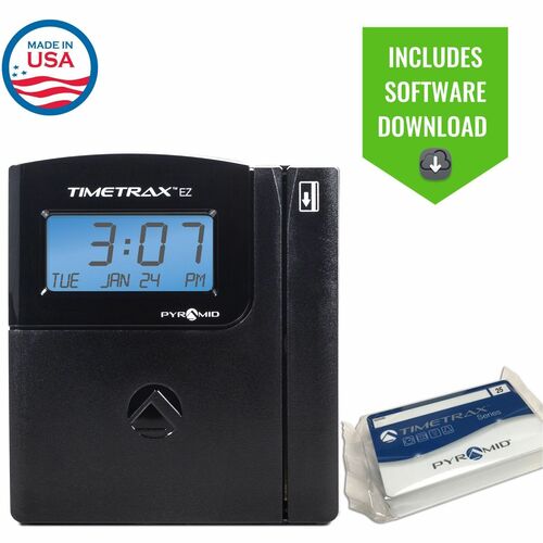 Pyramid Time Systems TimeTrax EZ Swipe Time Clock System, Ethernet - Magnetic St