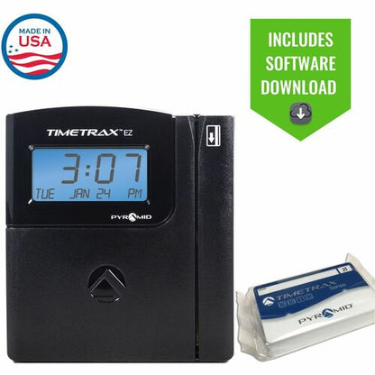 Pyramid Time Systems TimeTrax EZ Swipe Time Clock System, Ethernet - Magnetic St