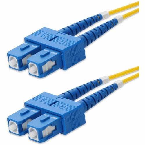AddOn 1m Single-Mode fiber (SMF) Duplex SC/SC OS1 Yellow Patch Cable - Fiber Opt