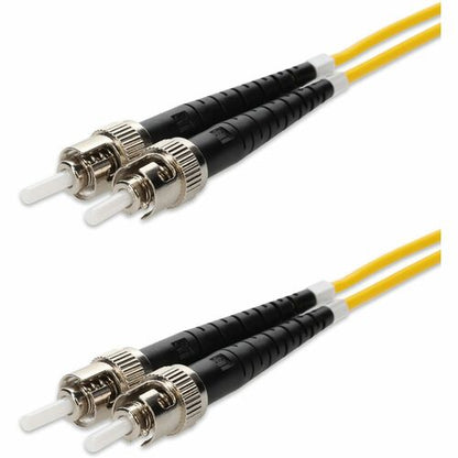 AddOn 5m Single-Mode fiber (SMF) Duplex ST/ST OS1 Yellow Patch Cable - Fiber Opt