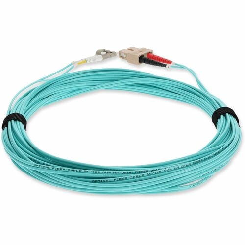 AddOn 7m Laser-Optimized Multi-Mode fiber (LOMM) Duplex SC/LC OM3 Aqua Patch Cab