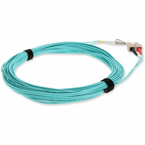 AddOn 7m Laser-Optimized Multi-Mode fiber (LOMM) Duplex SC/LC OM3 Aqua Patch Cab